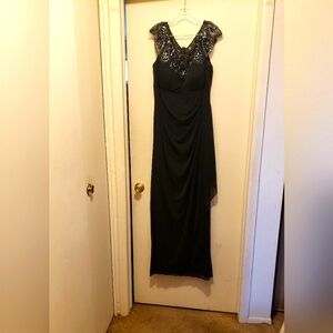 XSCAPE Embellished Dress 16W